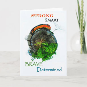 Cartão de Encorajamento do Comboio