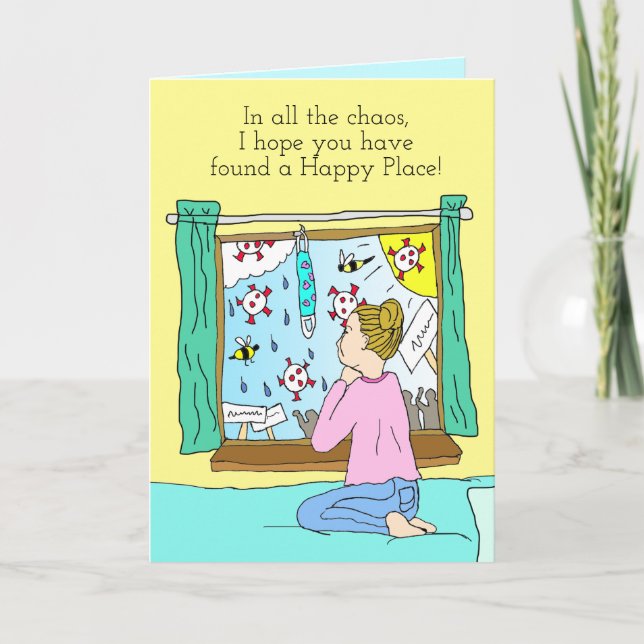 Cartão de Encorajamento no Chaotic Times (Frente)