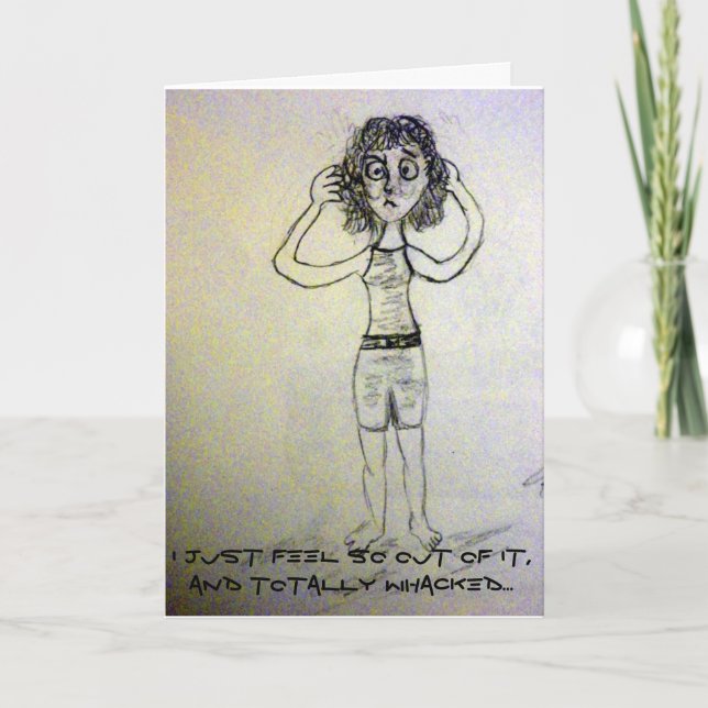 Cartão de encorajamento para doentes ou canceres (Frente)