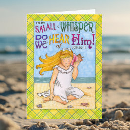 Cartão de Encorajamento para Sussurros Pequenos