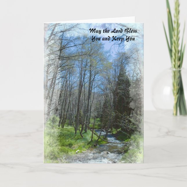 Cartão De Encorajamento Psalm 1 (Frente)