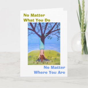 Cartão De Encorajamento Sereia Sem Água