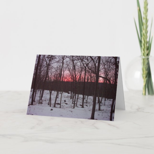 Cartão de Encorajamento Sunrise (Frente)