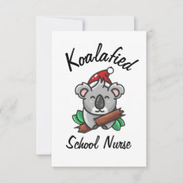 Cartão de Enfermeira Escolar Koalafied