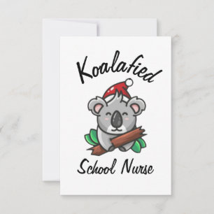 Cartão de Enfermeira Escolar Koalafied