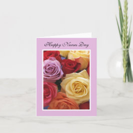 Cartão de Enfermeiro — Rose Bouquet