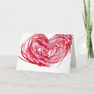 Cartão de Engajamento do Coração