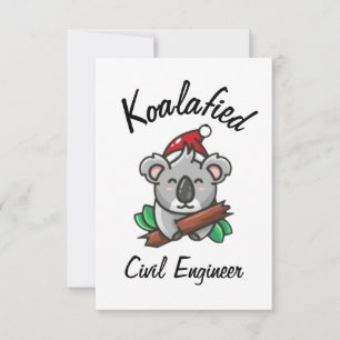 Cartão de Engenheiro Civil Koalafied