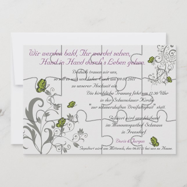 Cartão de Enigma "Falso" de Encomenda Especial - 1 (Frente)