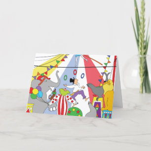 Cartão de ensaio Circus