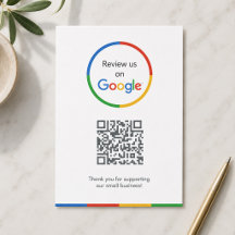 Cartão de Envio de Avaliações do Google | Inserção