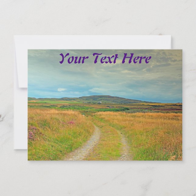 Cartão de Escócia Personalizável Islay (Frente)