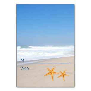 Cartão de escolta de casamento de praia de Starfi