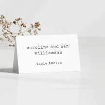 Cartão de Escolta Personalizada de Casamento de Má