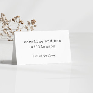 Cartão de Escolta Personalizada de Casamento de Má