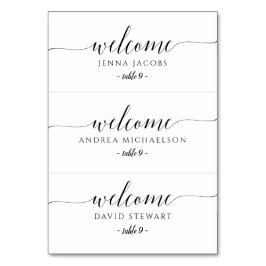 Cartão de Escort Casado - Flat - Caligrafia Românt