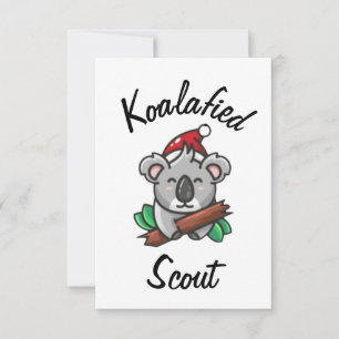 Cartão de Escoteiro Koalafied