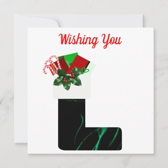 Cartão de estação de férias Joyous (Frente)