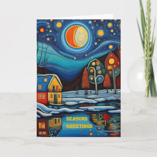 Cartão de Estação Festiva 105 (Frente)