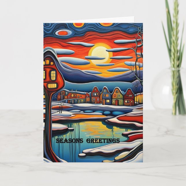 Cartão de Estação Festiva 107 (Frente)