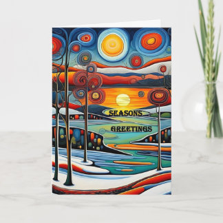 Cartão de Estação Festiva 111