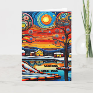 Cartão de Estação Festiva 112