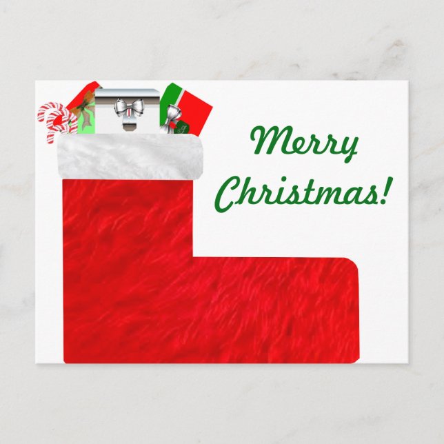 Cartão de Estoque de Natal (Frente)