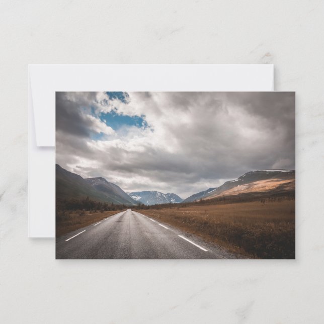 Cartão de Estrada para a Noruega (Frente)