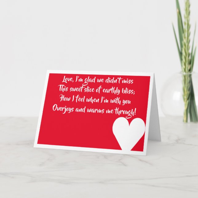 cartão de eu te amo (Frente)