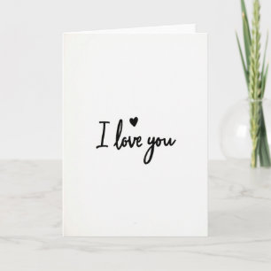Cartão de Eu Te Amo de Amor Verdadeiro