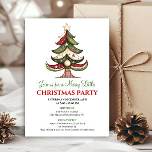 Cartão de evento de Natal artístico e único