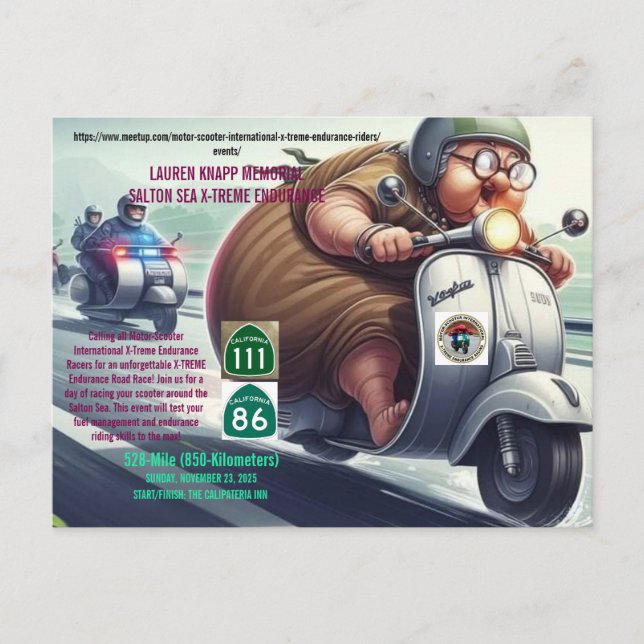 Cartão de Evento para o Mar Salton 2025 (Frente)