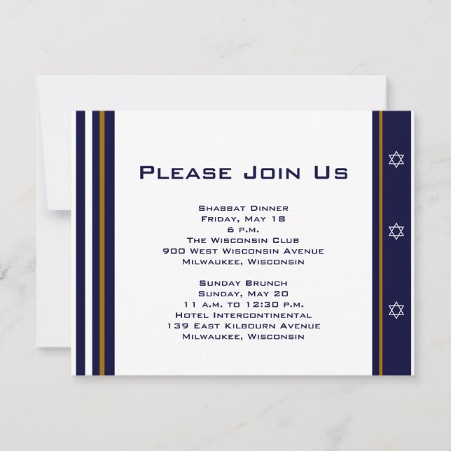 Cartão de Evento Personalizado de Daniel Jake (Frente)