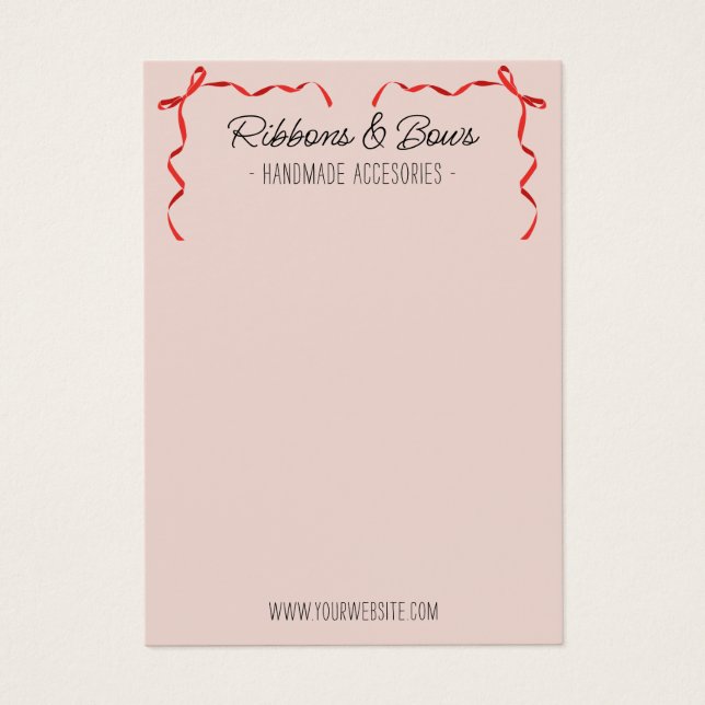 Cartão de exibição de arco vermelho para acessório (Frente)