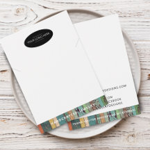 Cartão de Exibição de Colar Chic Adicionar Logotip