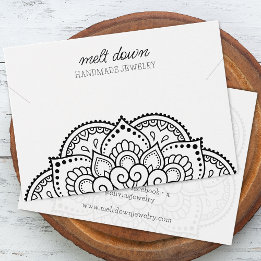 Cartão de Exibição de Colar e Pulseira Mandala Mod