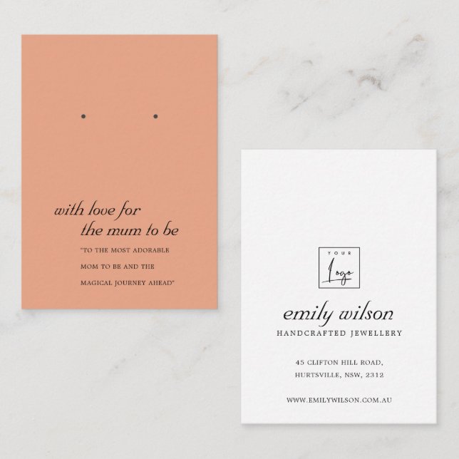 CARTÃO DE EXIBIÇÃO DE EXIBIÇÃO DE EXIBIÇÃO TERRACO (Frente/Verso)