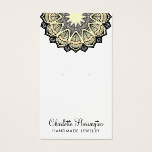 Cartão de Exibição de Joia Mandala Enarrando