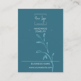 Cartão de Exposição de Joias Social com Código QR 