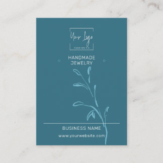 Cartão de Exposição de Joias Social com Código QR 