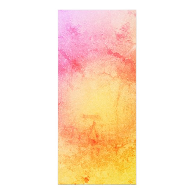 Cartão de Exposição de Mármore com Aquarela de Pôr (Frente)