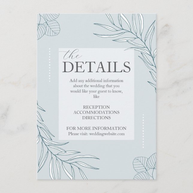 Cartão de expositor Elegante Boho Wildflower (Frente)