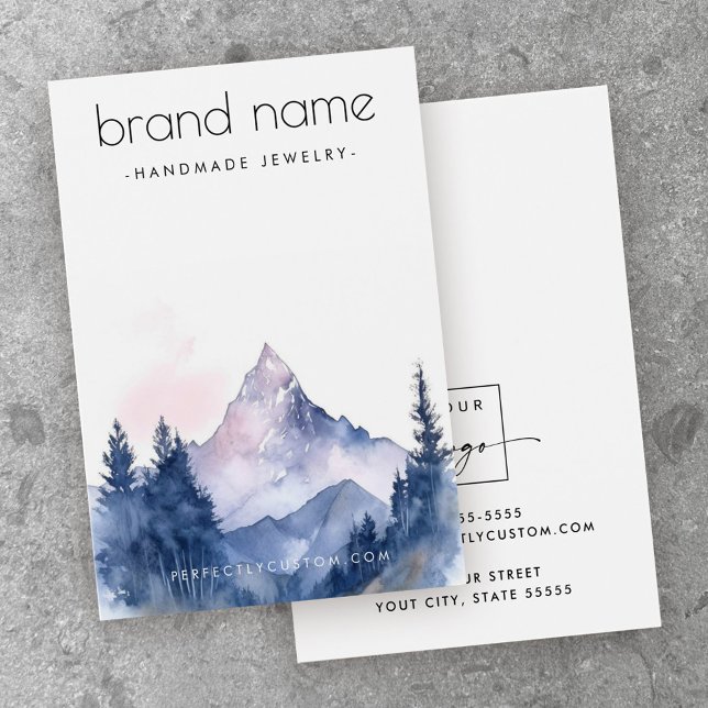 Cartão de expositor para bronzes de montanha e árv (Criador carregado)