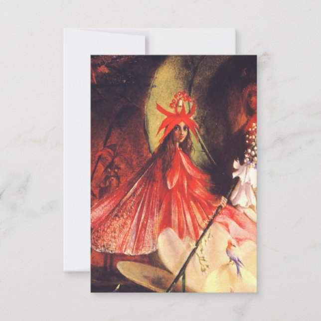 Cartão de Fairies de Verão (Frente)