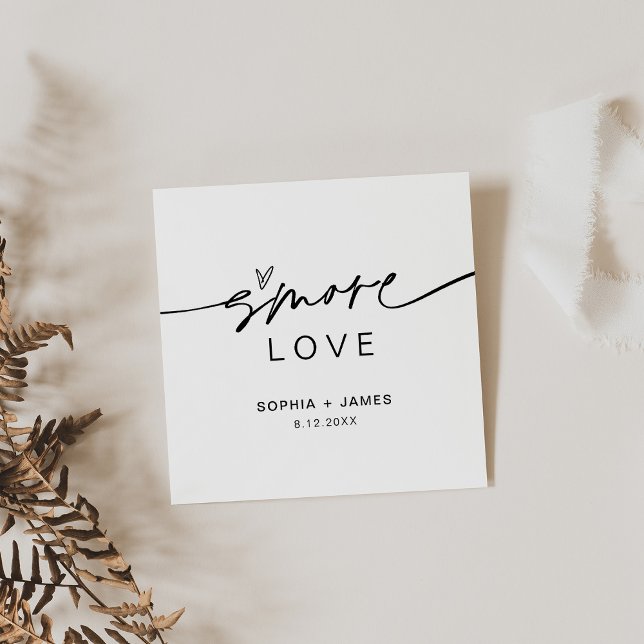 Cartão de Favor do Amor EVERLEIGH Smore (Criador carregado)