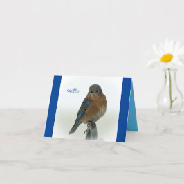 Cartão de Felicidade Bluebird
