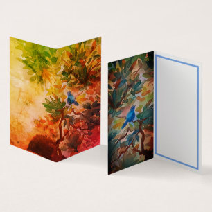 Cartão de Felicidade Bluebird