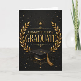 Cartão de Felicitações ao Graduado