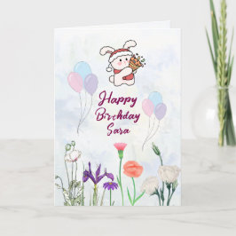 Cartão de Felicitações de Aniversário 