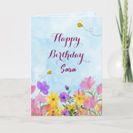 Cartão de Felicitações de Aniversário 